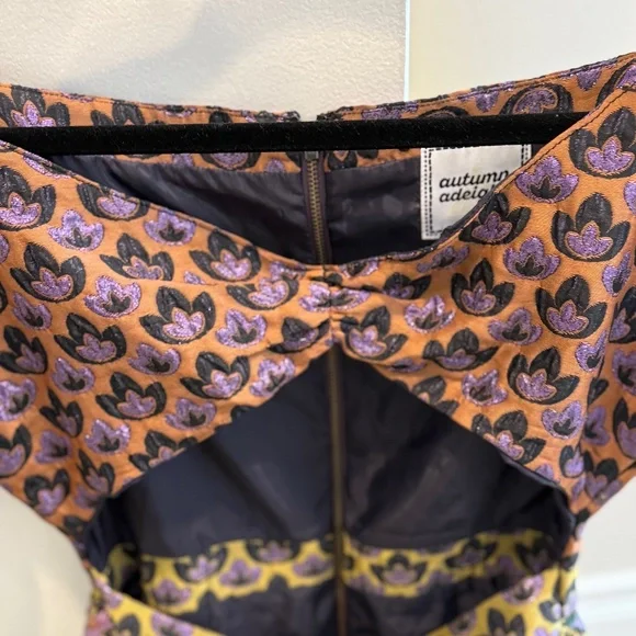 Autumn Adeigbo Makenna Brocade Cutout Dress – Custom Tailored Size 2-4 - Picture 10 of 12